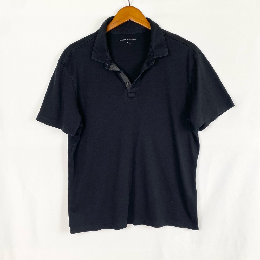 Robert Barakett Georgia Polo‎ Shirt Short Sleeve Collared Size Large